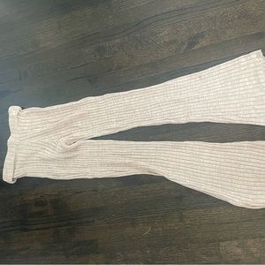 Nordstrom flare beige pants xs